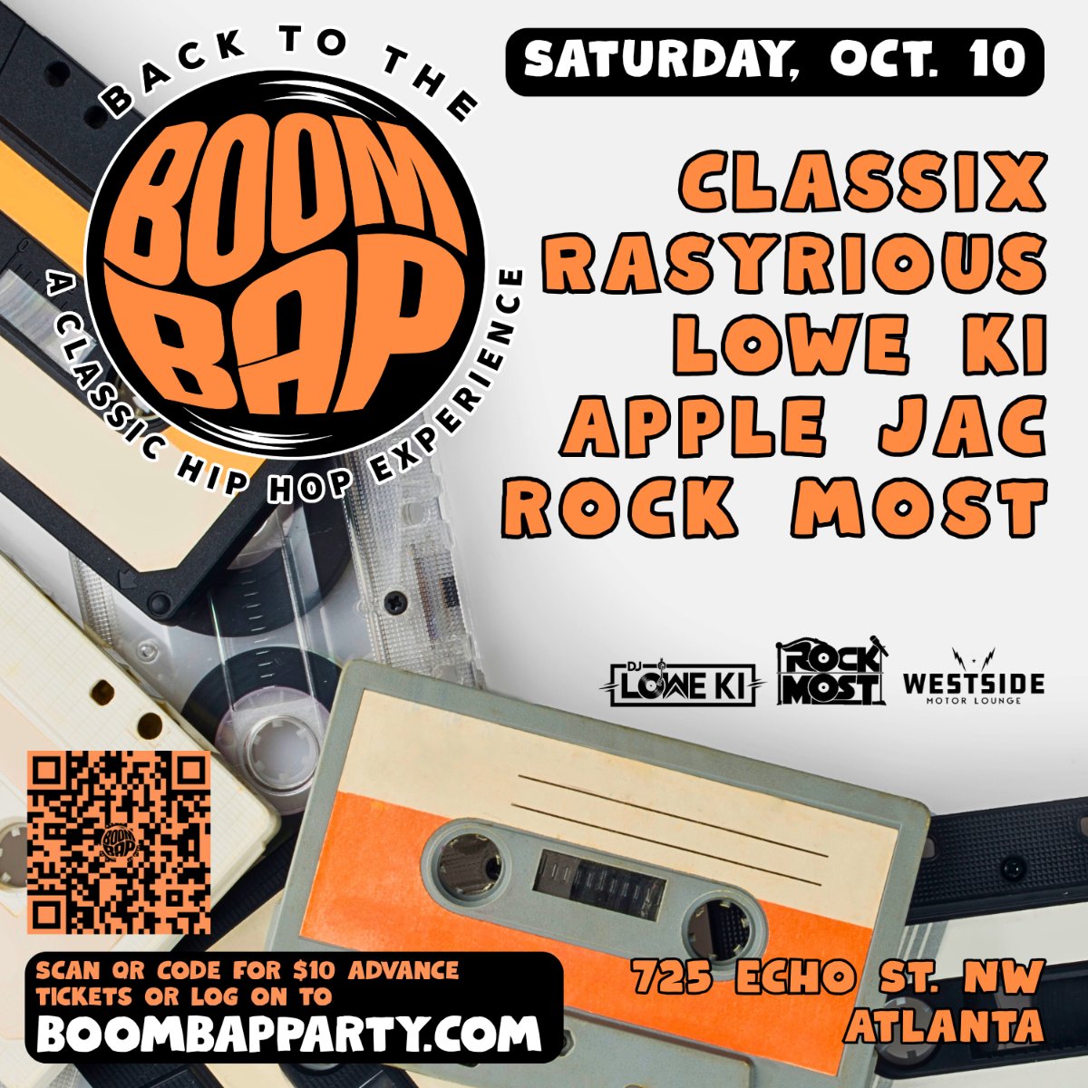 Back To The Boom Bap — A Classic Hip-Hop Party in Atlanta